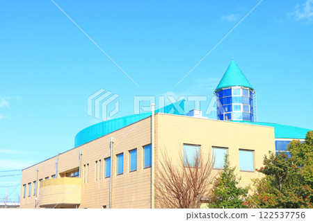 愛知縣愛西市、愛西市中央圖書館風景 122537756