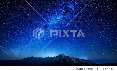 星夜 / 深藍色的夜空與星空 122537839