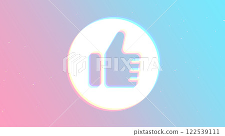 Simple good sign background illustration Rating High rating Like OK Good button 122539111