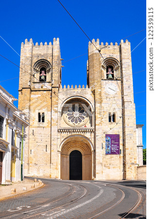 Beautiful exterior of Lisbon Cathedral Beautiful exterior of Lisbon Cathedral 122539115
