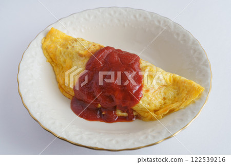 簡單的蛋包飯圖片 簡單的蛋包飯圖片 122539216