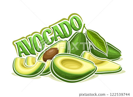 Vector logo for Avocado 122539744