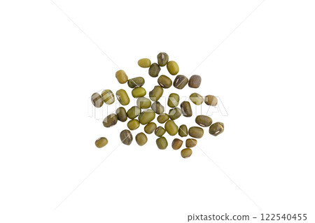 heap of mung bean isolated heap of mung bean isolated 122540455