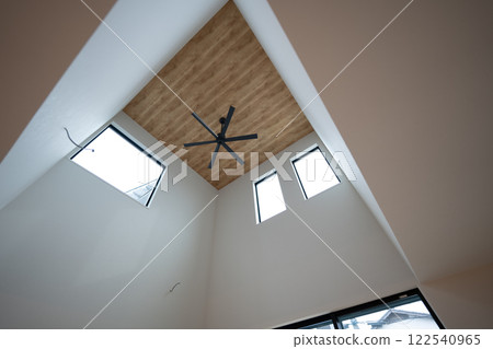 Ceiling fan atrium Ceiling fan atrium 122540965