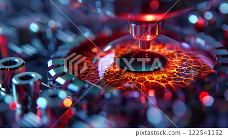 Eye scan technology iris recognition security biometric identification Eye scan technology iris recognition security biometric identification 122541152
