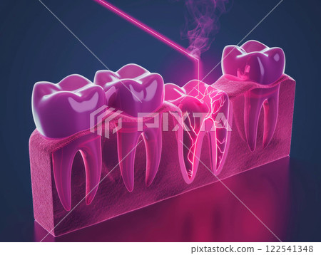Laser dentistry tooth treatment technology medical innovative cavity dental health 122541348