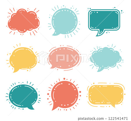 SPEECH BUBBLE set 2 122541471