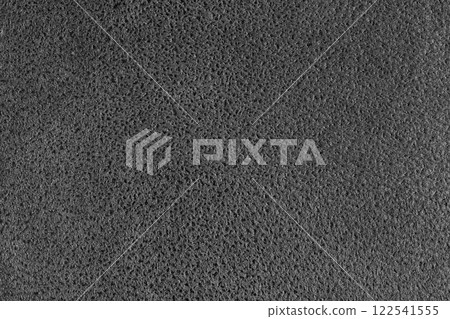 Black suede leather texture with embossed spotted pattern background, fleecy fabric texutre Black suede leather texture with embossed spotted pattern background, fleecy fabric texutre 122541555