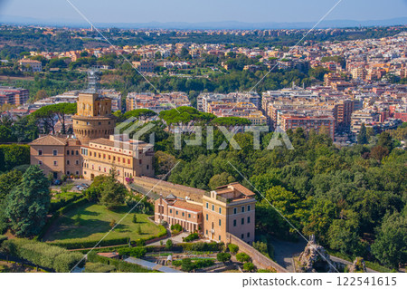 View of the Vatican in Europe and Rome in Italy View of the Vatican in Europe and Rome in Italy 122541615