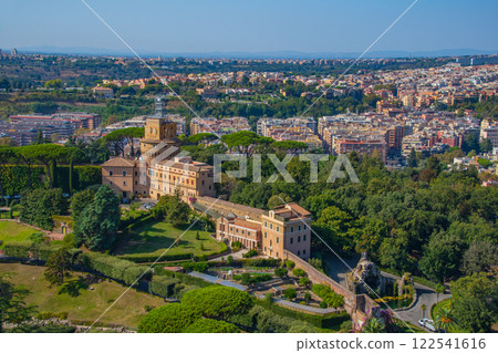 View of the Vatican in Europe and Rome in Italy View of the Vatican in Europe and Rome in Italy 122541616