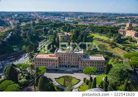 View of the Vatican in Europe and Rome in Italy View of the Vatican in Europe and Rome in Italy 122541620