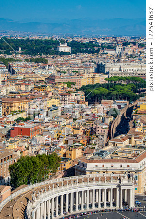 View of the Vatican in Europe and Rome in Italy 122541637