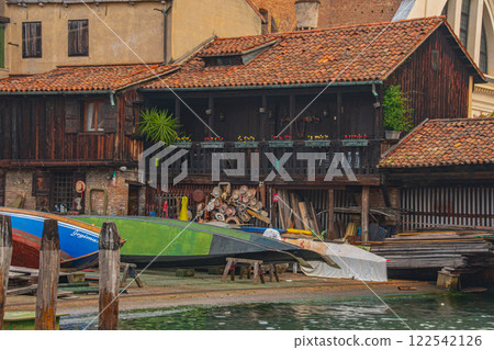 義大利水城威尼斯的風景 122542126