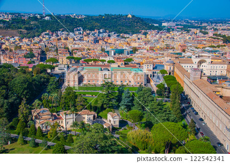Rome, Italy and the Vatican cityscape 122542341