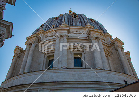 Rome, Italy and the Vatican cityscape 122542369