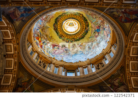 Rome, Italy and the Vatican cityscape 122542371