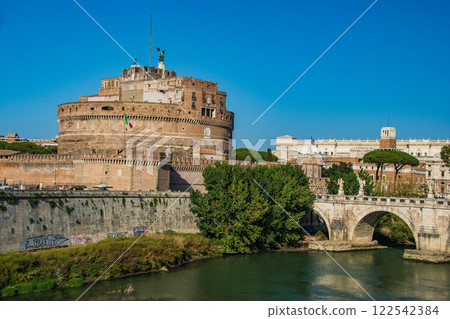 Rome, Italy and the Vatican cityscape 122542384