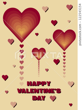 Valentine's Day poster, flyer or banner design with hearts on yellow background Valentine's Day poster, flyer or banner design with hearts on yellow background 122543154
