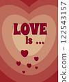 Retro Valentine's Day Poster 122543157