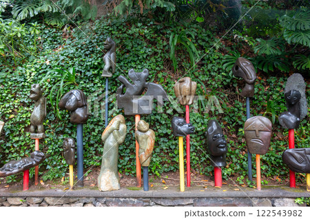 Decoration of the Botanical Garden, Monte, Madeira Decoration of the Botanical Garden, Monte, Madeira 122543982