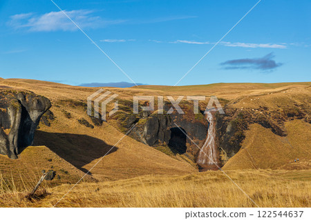 Landscape around Kirkjubaejarklaustur in southern Iceland. Landscape around Kirkjubaejarklaustur in southern Iceland. 122544637