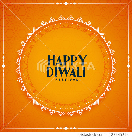 happy diwali decorative frame card design happy diwali decorative frame card design 122545214