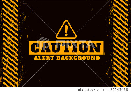 cution alert warning background design 122545488