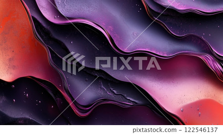 Fluid Paint 3D Texture Abstract Background 122546137