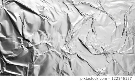 Silver Foil Texture Abstract Background 122546157