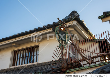 Beautiful scenery in the scenic area of Kurashiki, Okayama Prefecture, Japan 122546752