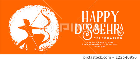 greeting banner for happy dussehra festival greeting banner for happy dussehra festival 122546956