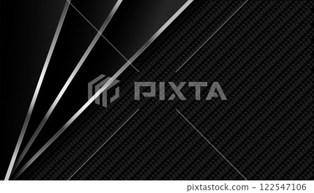dark carbon fiber with metallic lines background 122547106