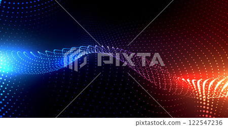 particles background with blue and orange lights particles background with blue and orange lights 122547236