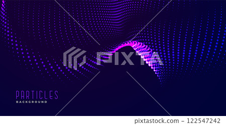 dynamic particles abstract wave effect background dynamic particles abstract wave effect background 122547242