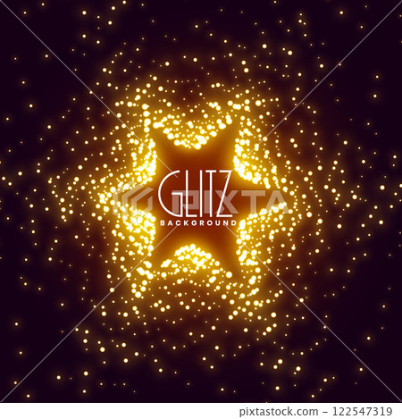 glowing sparkles star burst background 122547319