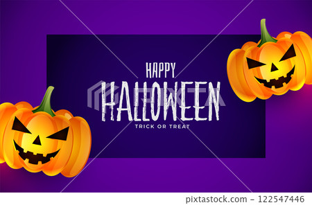happy halloween realistic background design happy halloween realistic background design 122547446