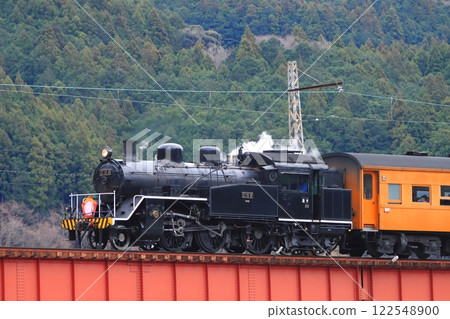 大井川鐵道C10-8(舊羅佐工業規格特別裝飾)穿越大井川第一橋_2025年1月12日拍攝 大井川鐵道C10-8(舊羅佐工業規格特別裝飾)穿越大井川第一橋_2025年1月12日拍攝 122548900