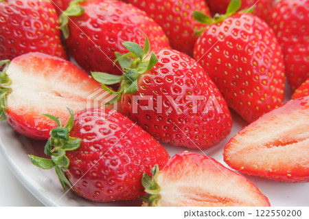 Strawberry on a plate 122550200