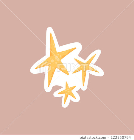 Golden stars diary stickers. Words, characters and quotes for planner journal. Trendy notebook decor with girls, food and cats. Daily reminder vector set as coffee cup, love letter, rainbow and light Golden stars diary stickers. Words, characters and quotes for planner journal. Trendy notebook decor with girls, food and cats. Daily reminder vector set as coffee cup, love letter, rainbow and light 122550794