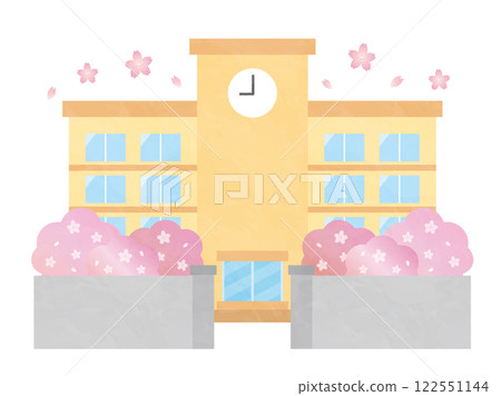 櫻花與學校建築 2 122551144