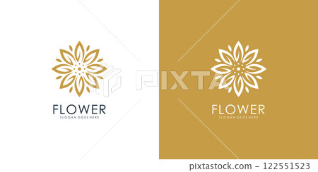 nature flower logo premium vector 122551523