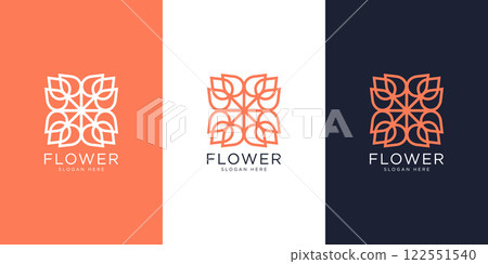 nature flower logo premium vector 122551540