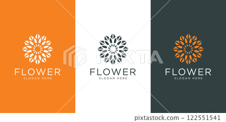 nature flower logo premium vector nature flower logo premium vector 122551541