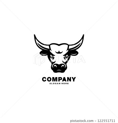 bull logo vector design template bull logo vector design template 122551711