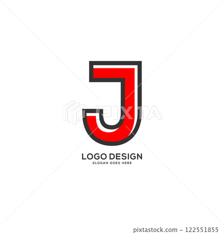 J letter logo monogram logo vector designs J letter logo monogram logo vector designs 122551855