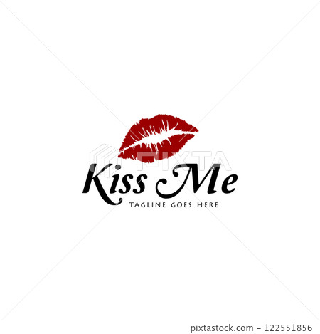 Vector icons of female lips designs Vector icons of female lips designs 122551856