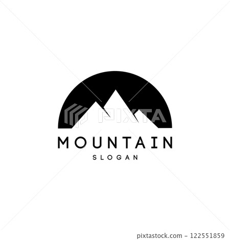 Mountains peaks logo vector designs Mountains peaks logo vector designs 122551859