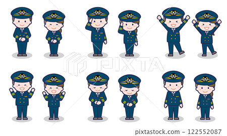 Pilots Male and Female 01 Pilots Male and Female 01 122552087