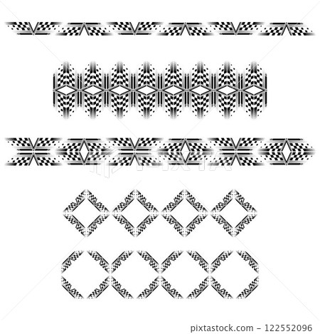 Checkered flag racing patterns Checkered flag racing patterns 122552096