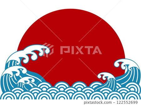 海浪,青外波,日出,新年,新年祝福,日式,日式圖案,圖案,現代,背景,框架,插圖素材 海浪,青外波,日出,新年,新年祝福,日式,日式圖案,圖案,現代,背景,框架,插圖素材 122552699